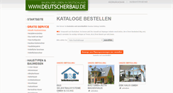 Desktop Screenshot of hausbaukataloge.de