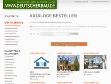 Tablet Screenshot of hausbaukataloge.de